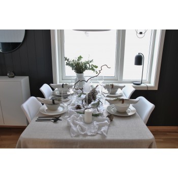 NATURAL LINEN TABLECLOTH NATURAL LINEN TABLECLOTH