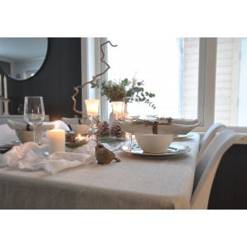 NATURAL LINEN TABLECLOTH NATURAL LINEN TABLECLOTH