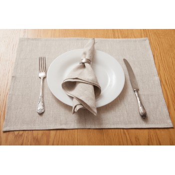 NATURAL LINEN NAPKINS (Set Of 4) NATURAL LINEN NAPKINS (Set Of 4)