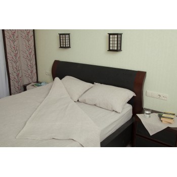 NATURAL BED LINEN SET (2 pillowcases, bed sheet, duvet cover) NATURAL BED LINEN SET (2 pillowcases, bed sheet, duvet cover)