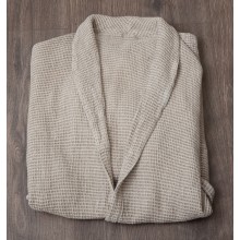NATURAL LINEN ROBE NATURAL LINEN ROBE