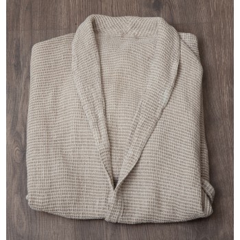 NATURAL LINEN ROBE