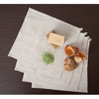 NATURAL WASH CLOTHS (Set Of 4) NATURAL WASH CLOTHS (Set Of 4)