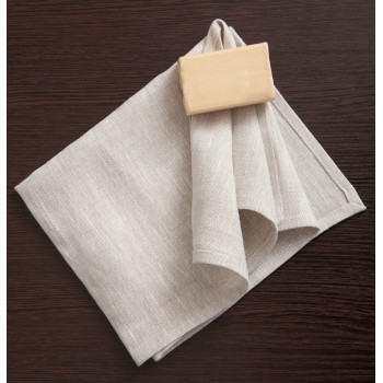NATURAL LINEN BATH SHEET